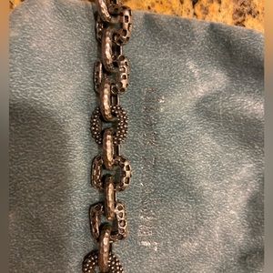 Dian malouf sterling silver bracelet.